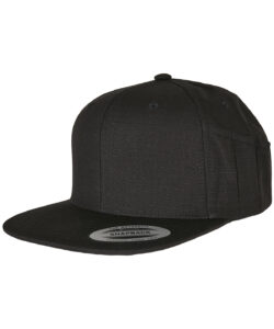 Pencil holder snapback cap Black