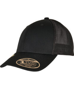 110 Recycled alpha shape trucker (110RA) Black