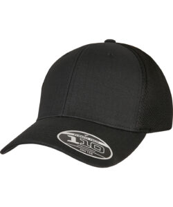 110 Flexfit Ripstop mesh cap (110RM) Black