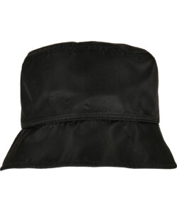 Nylon sherpa bucket hat (5003NH) Black/Off White