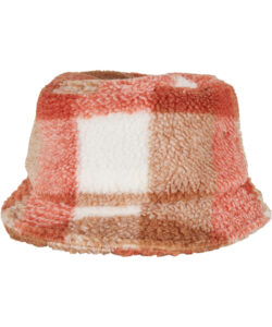 Sherpa check bucket hat (5003SC) White Sand/Toffee